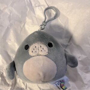 Matt the Manatee Squishmallows Clip On Rare Original